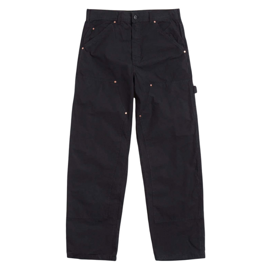 STAN RAY - DOUBLE KNEE PANT - BLACK RIP STOP