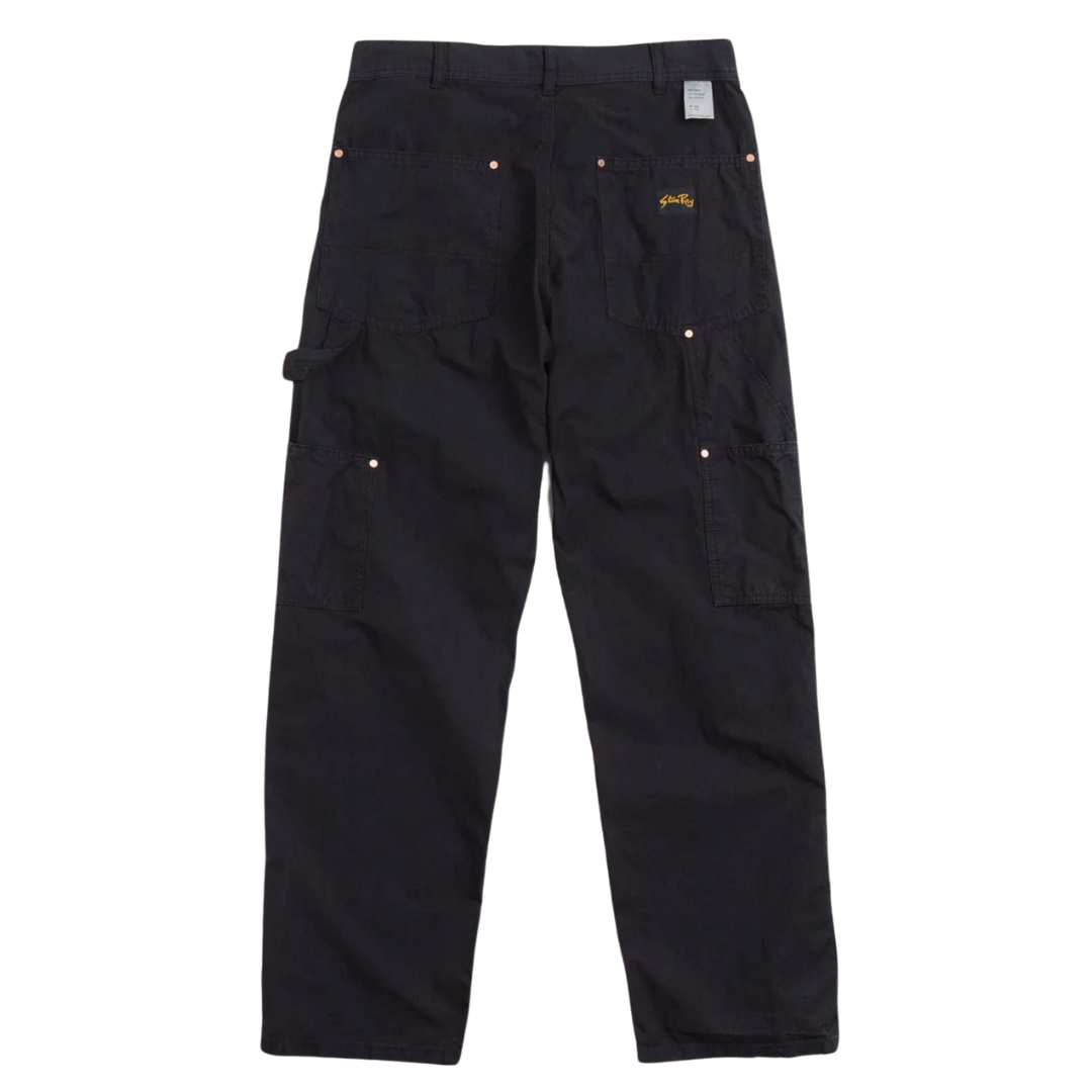 STAN RAY - DOUBLE KNEE PANT - BLACK RIP STOP