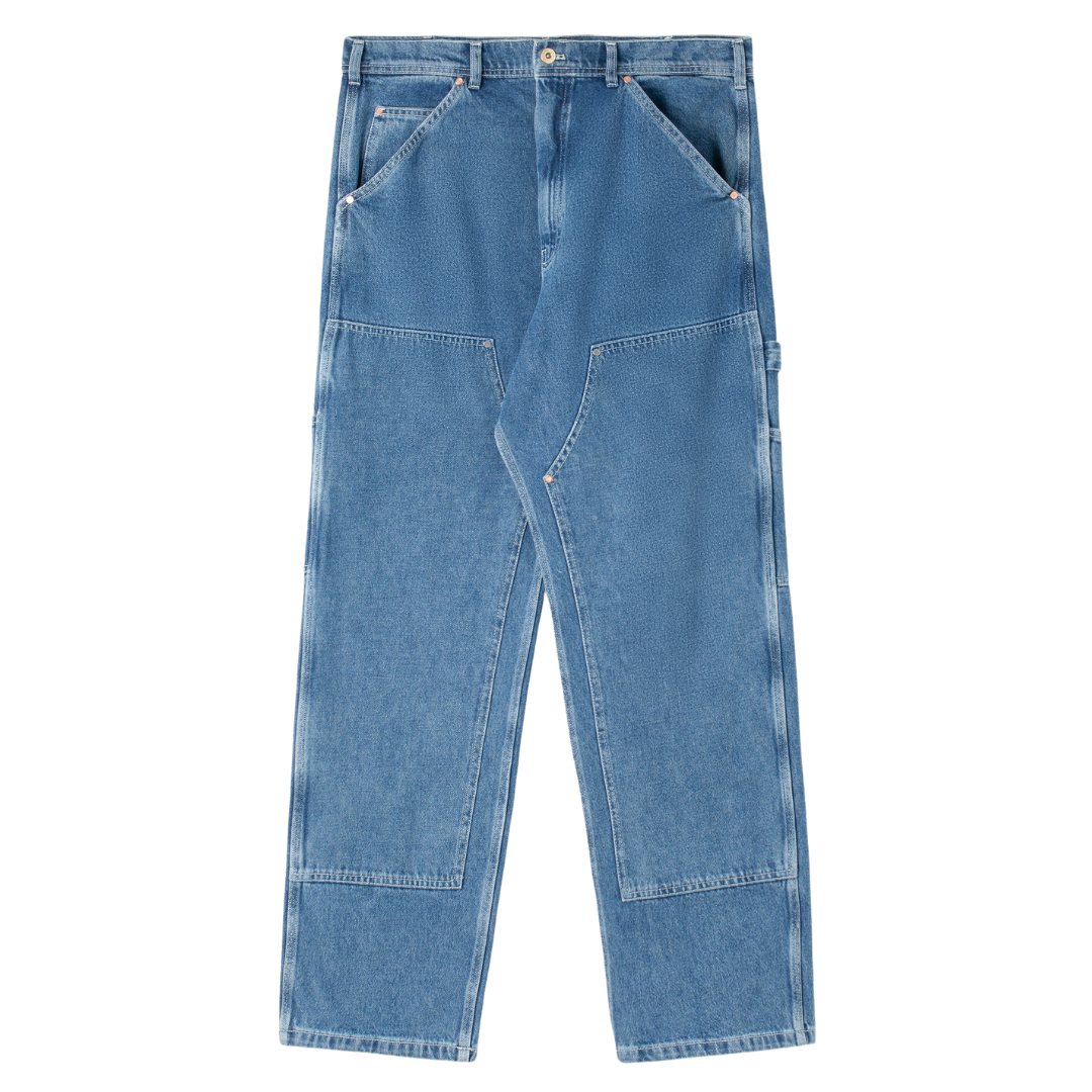 DOUBLE KNEE PANT - DOUBLE STONE WASH