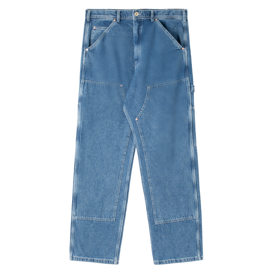 DOUBLE KNEE PANT - DOUBLE STONE WASH