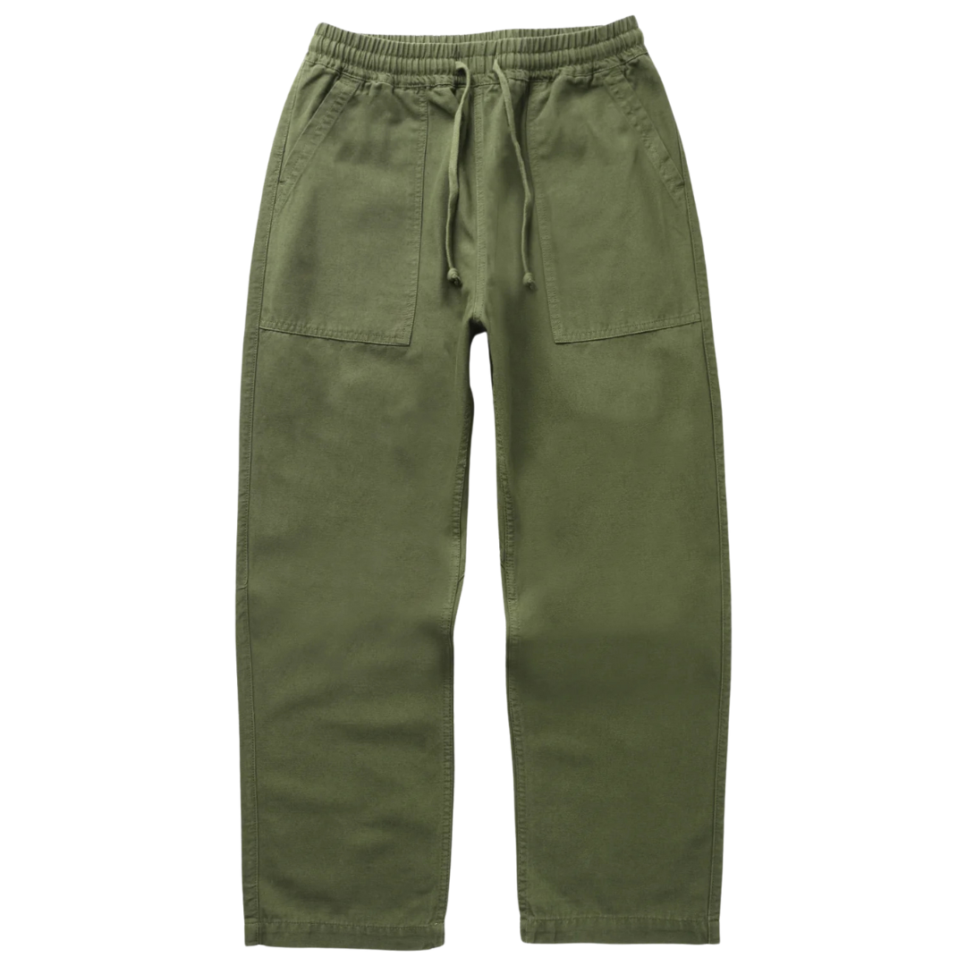 CANVAS CHEF PANT - OLIVE