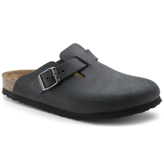 BOSTON OILED LEATHER (medium/narrow) - black