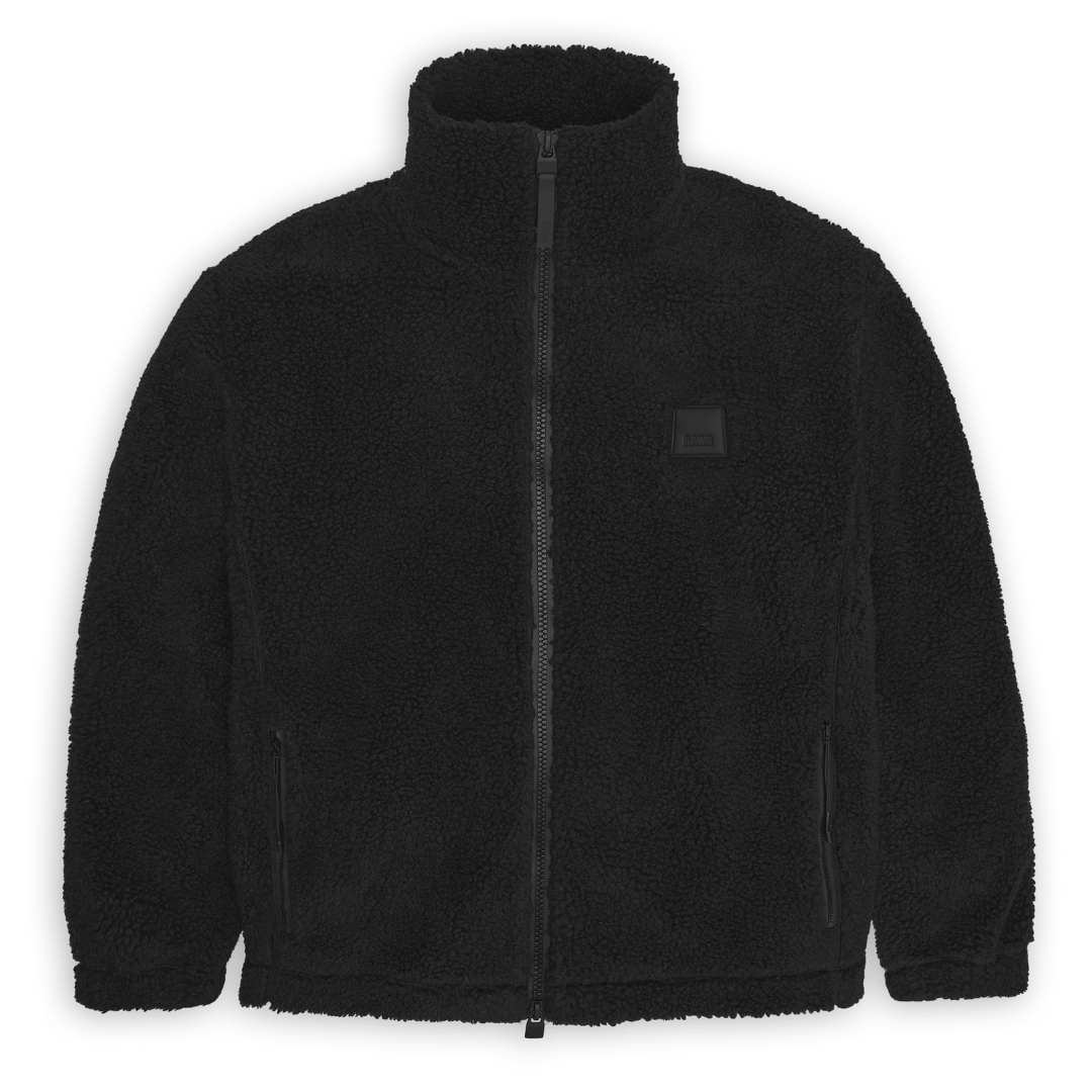 KOFU FLEECE JACKET - BLACK