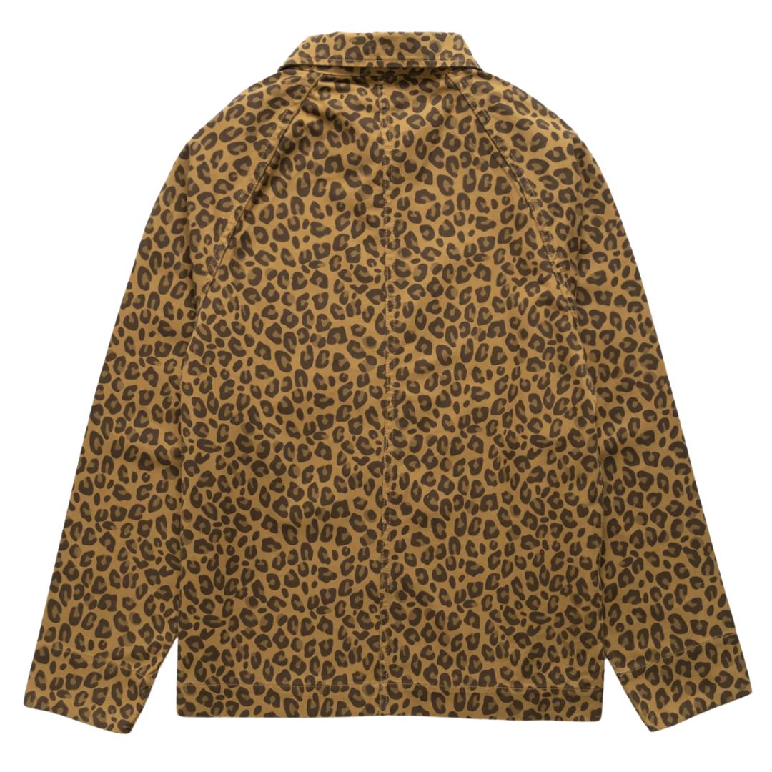 LEOPARD FOH JACKET - BROWN