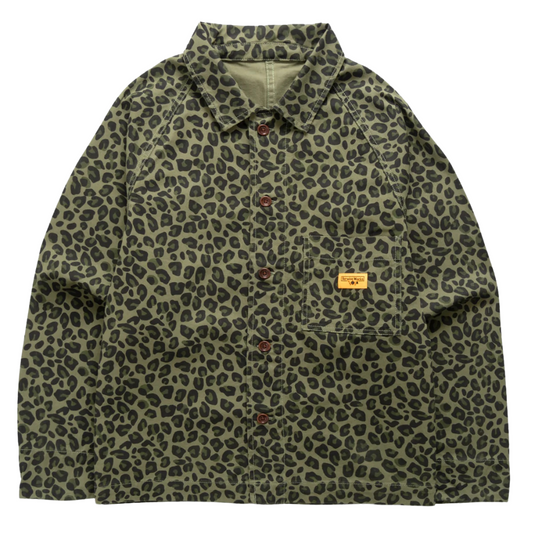 LEOPARD FOH JACKET - GREEN