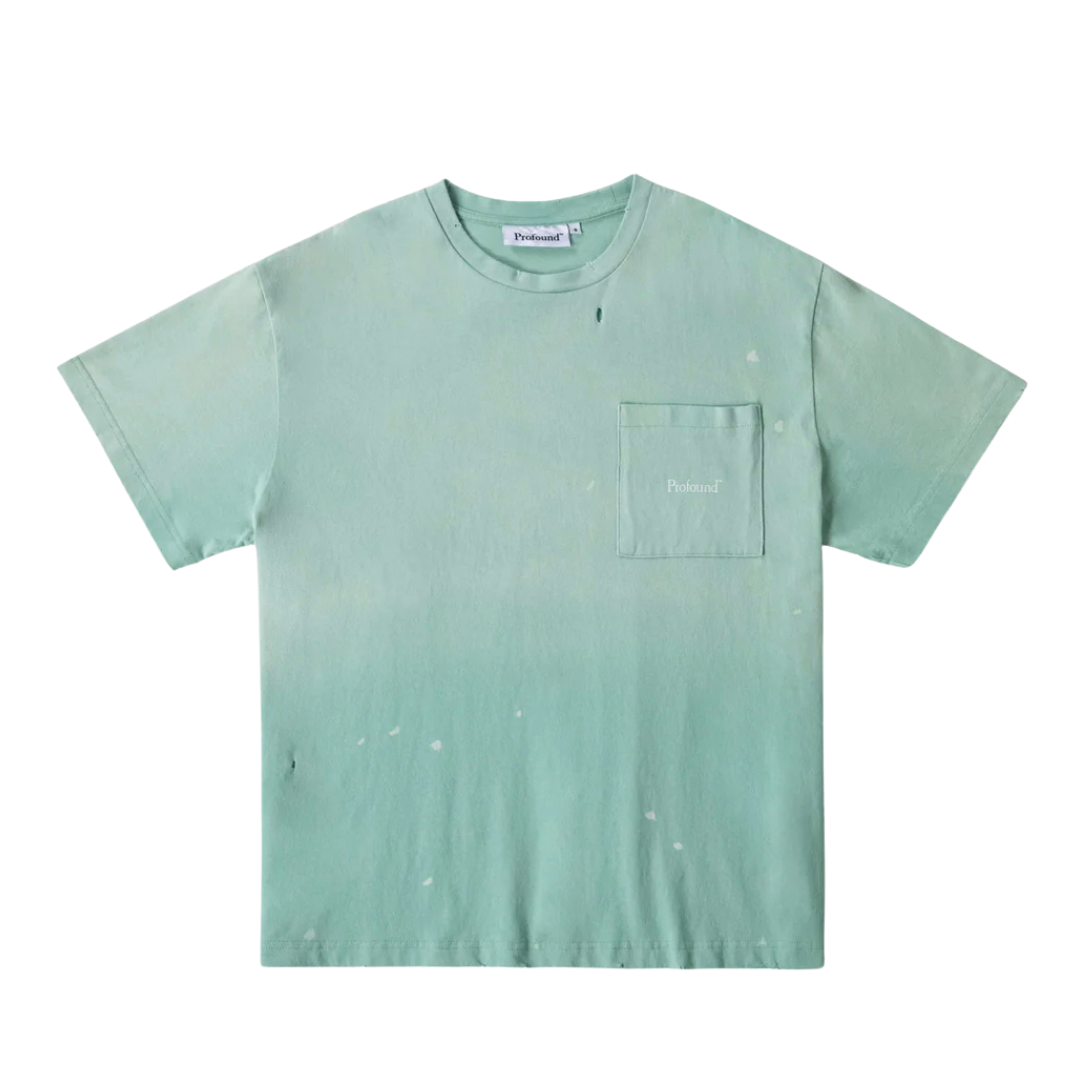 PROFOUND - washed logo pocket shirt