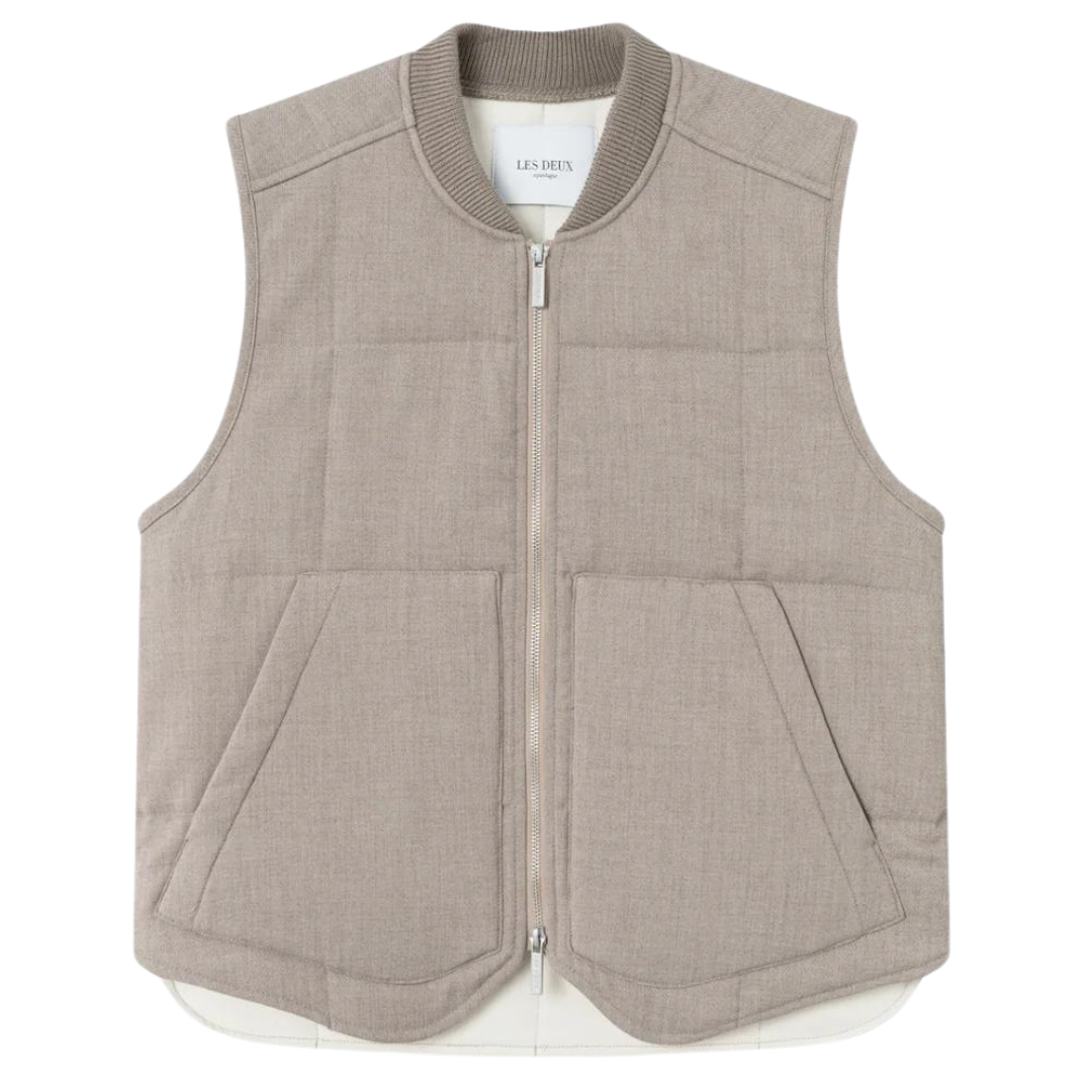 MERCURY MELANGE VEST - DARK SAND