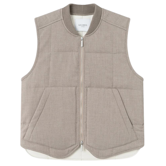 MERCURY MELANGE VEST - DARK SAND