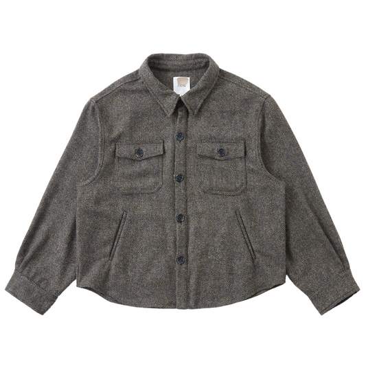 raven herringbone overshirt